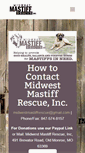 Mobile Screenshot of midwestmastiffrescue.org
